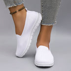 Chaussures plates d'été en maille respirante pour femmes