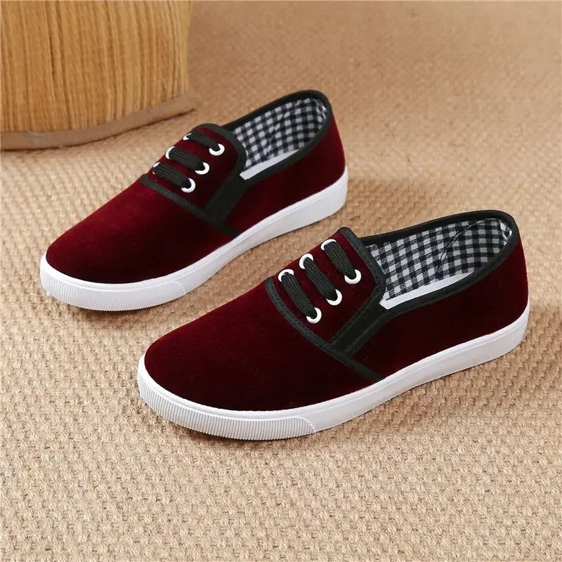 Chaussures plates sans lacet  pour femmes