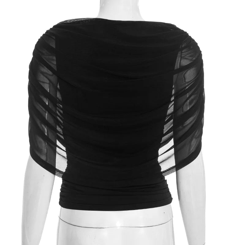 T-shirts slim à col rond pour femmes