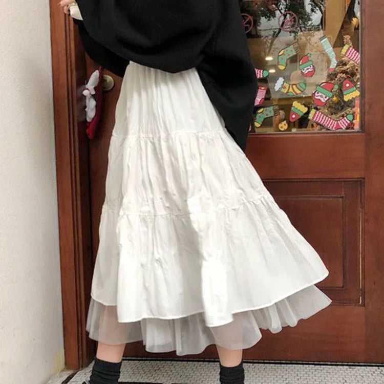 Jupe longue en tulle pour femmes