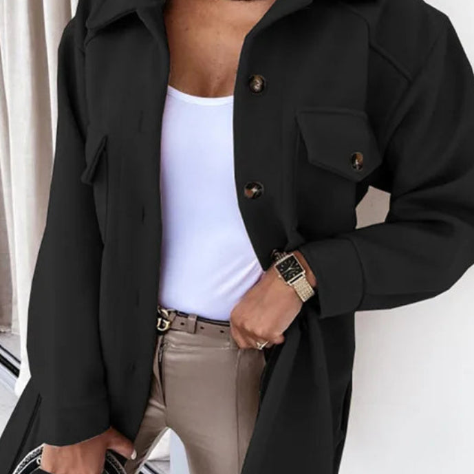 Veste en laine à manches longues pour femmes