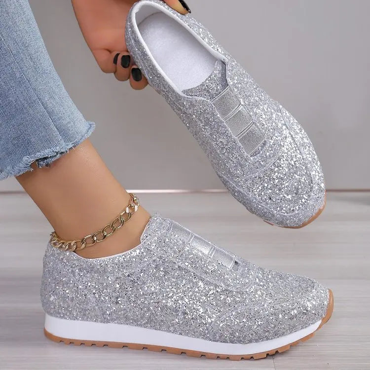 Baskets à talons bas pour femmes