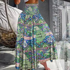 Jupe longue taille haute pour femmes