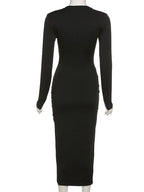Robe maxi croisée avec jupe slim pour femmes