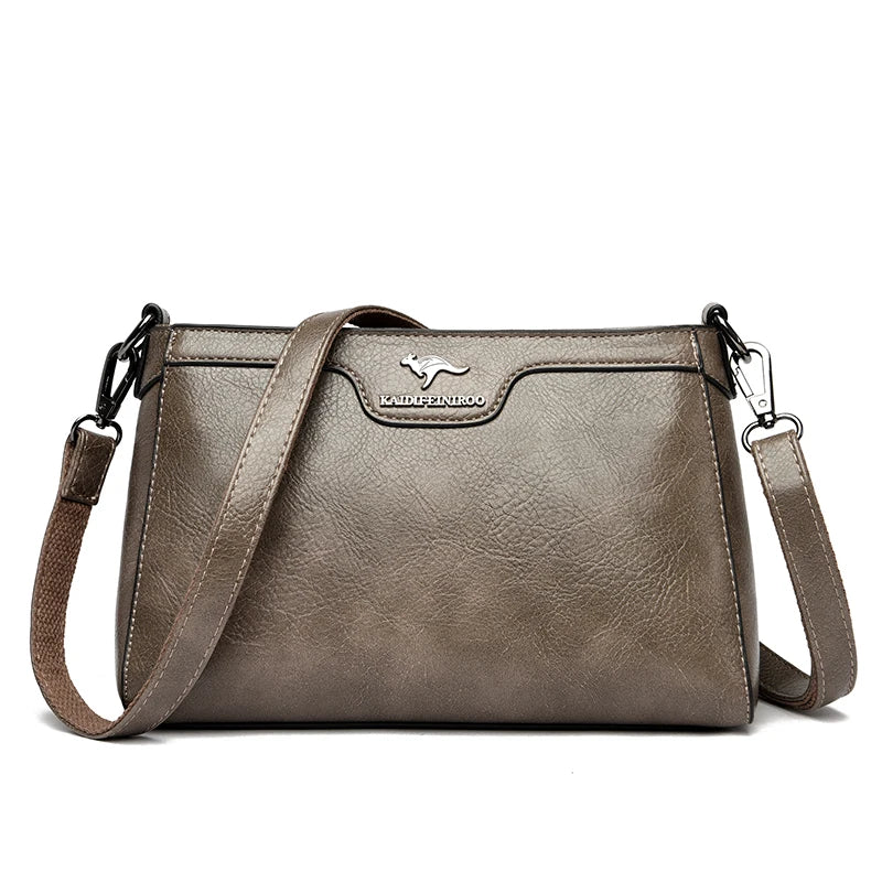 Sac à main en cuir véritable pour femmes