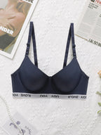 Soutien-gorge sexy brodé avec lettres pour femmes