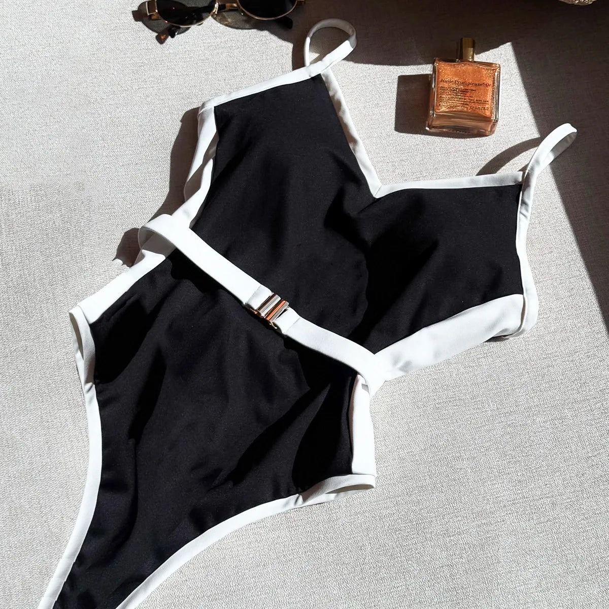 Maillot de bain une pièce avec coussinet pour femmes
