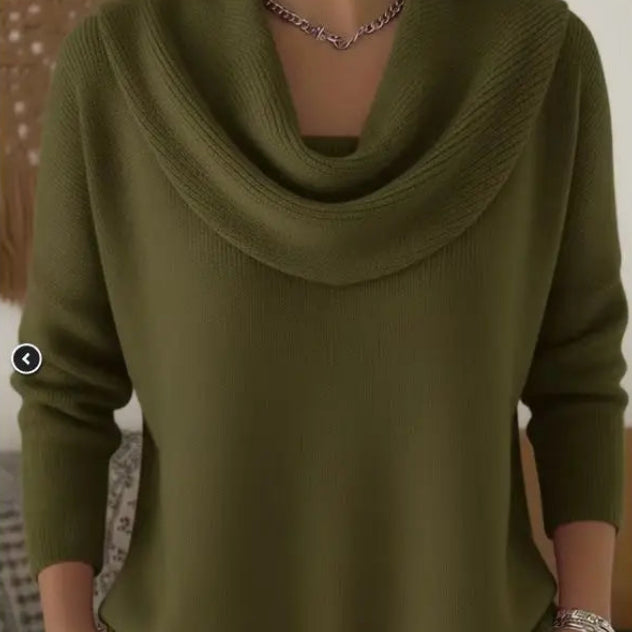 Pull en tricot à manches longues pour femmes