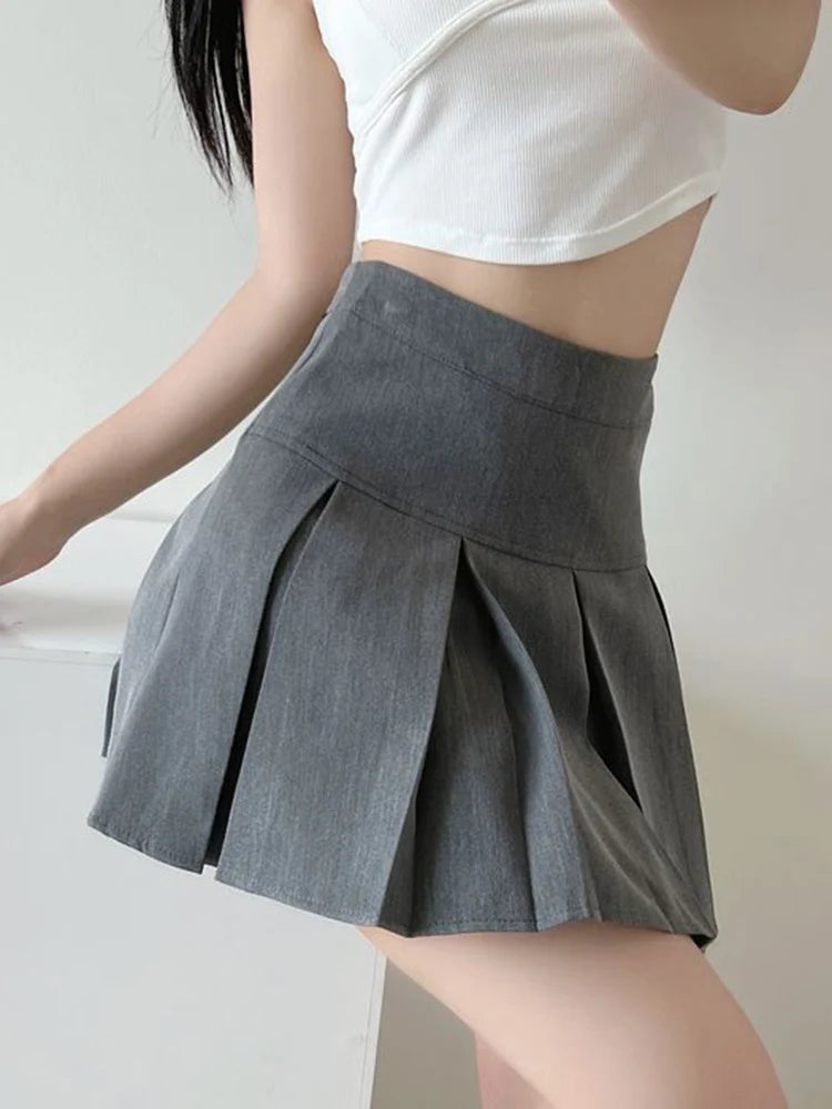Jupe Plissée Femme – Taille Haute
