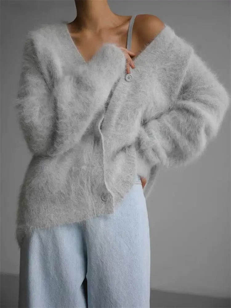 Cardigan pull paresseux pour femmes