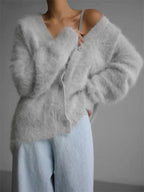 Cardigan pull paresseux pour femmes