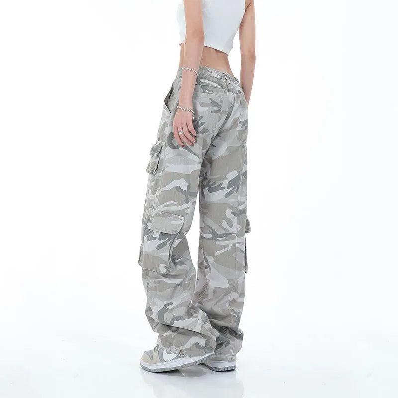 Pantalon cargo de camouflage pour femmes