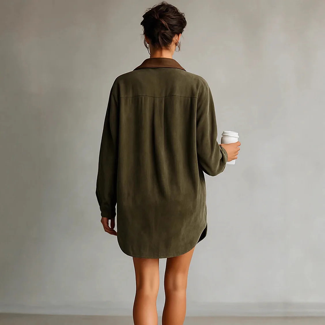 Robe courte ample et décontractée pour femmes