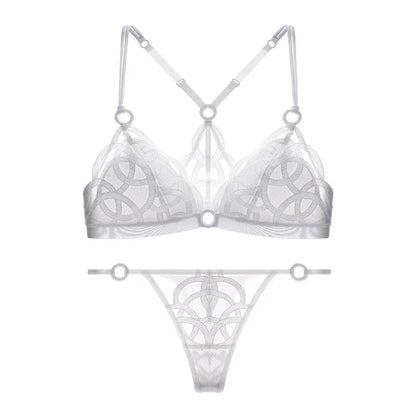 Ensemble Lingerie en Dentelle Femme – Soutien-Gorge et String