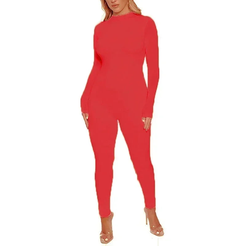 Combinaison polaire extensible et confortable à manches longues pour femmes
