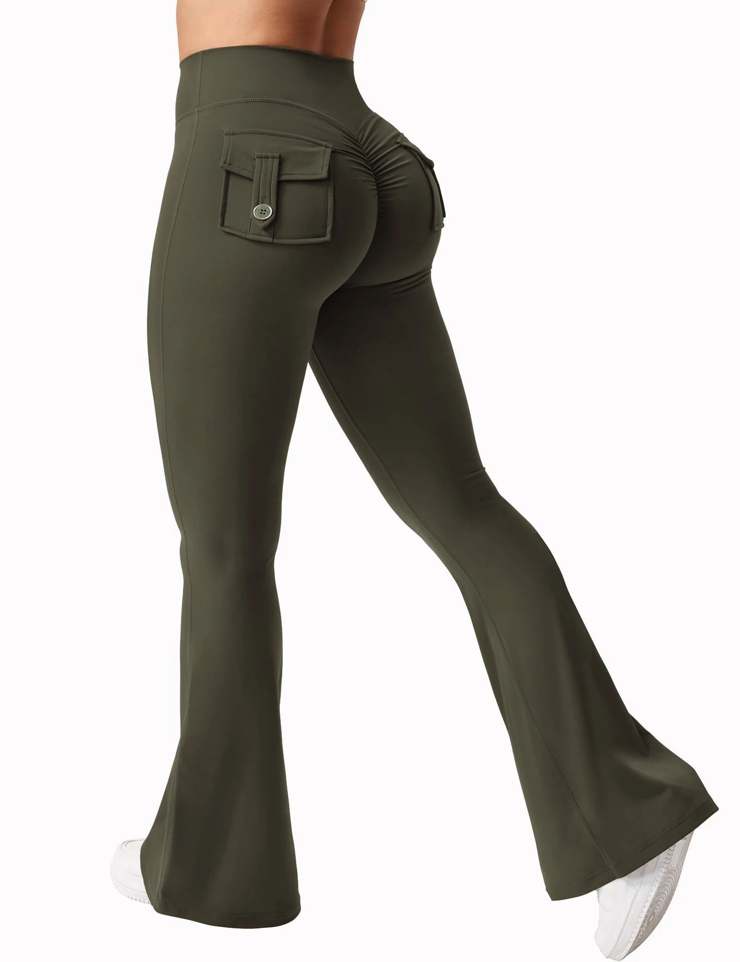 Leggings de Yoga à jambes larges et extensibles pour femmes