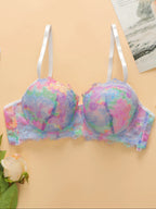 Soutien-gorge floraux brodés sexy pour femmes