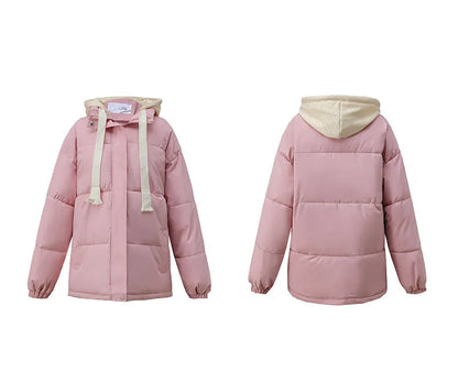 Parka Courte d’Hiver Femme – Coupe Ample