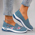 Chaussures plates d'été en maille respirante pour femmes