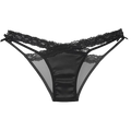 Culotte taille basse en dentelle transparent pour femmes