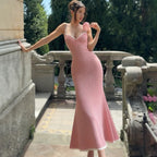 Robe en maille côtelée pour femmes