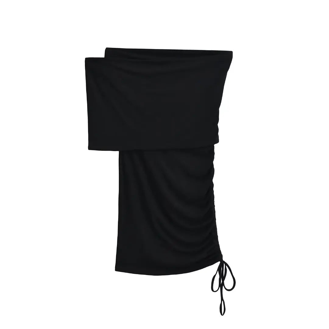 Robe à épaules dénudées pour femmes