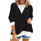 Sweat-shirt à manches longues pour femmes