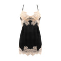 Chemise de nuit avec dentelle dos nu pour femmes
