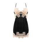 Chemise de nuit avec dentelle dos nu pour femmes