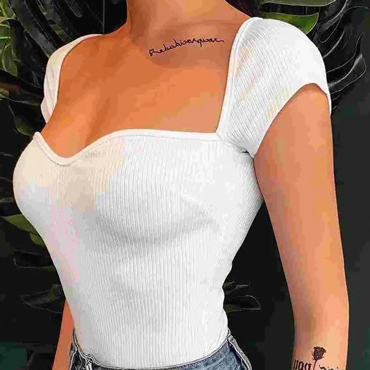 Tops à manches courtes pour femmes