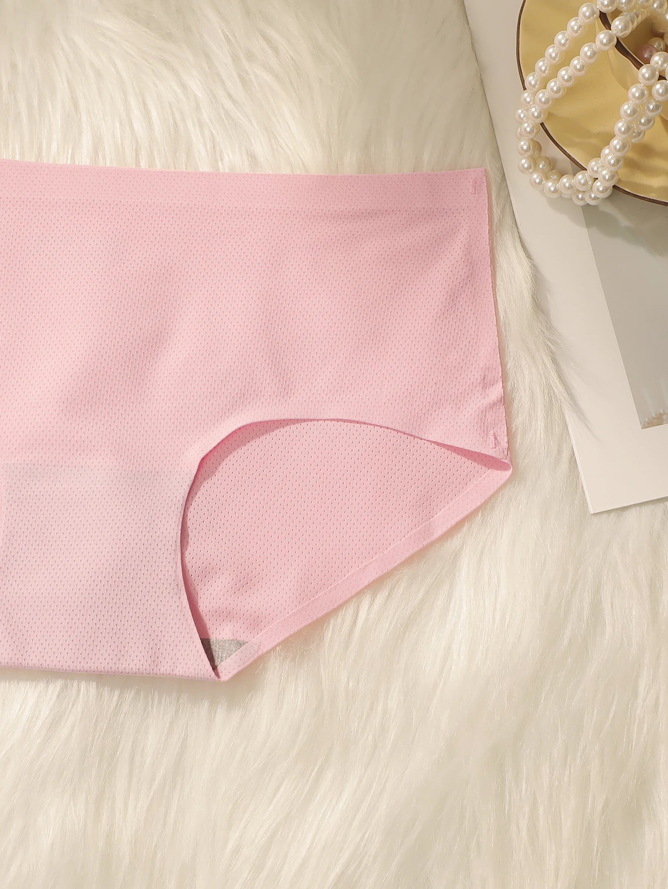 Culotte sans couture en maille de soie glacée pour femmes