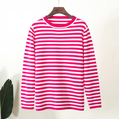 Pull Rayé Femme – Maille Élégante