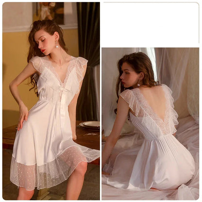 Robe en Dentelle Femme – Taille Marquée