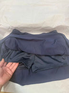 Mini jupes à volants bleu marine pour femmes