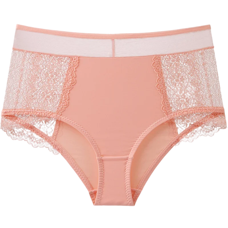 Culotte taille haute en soie glacé pour femmes