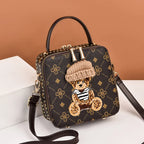 Sac à bandoulière carré tendance style urbain pour femmes