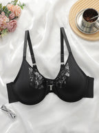 Soutien-gorge en dentelle avec boucle avant pour femmes