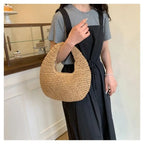 Sac cabas d'été tendance en paille lafite pour femmes