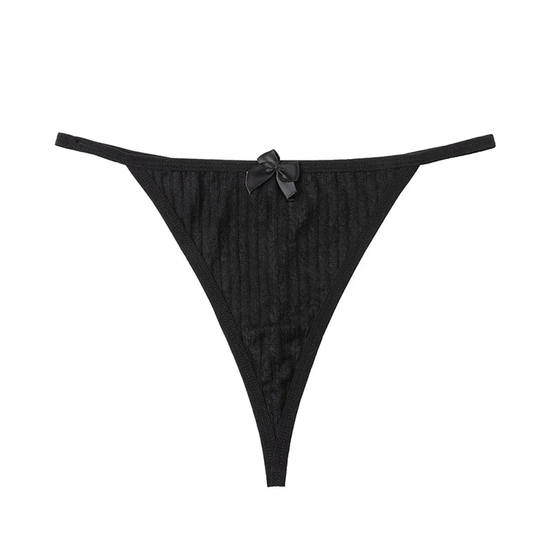 String Dentelle Femme – Motif Épi de Blé Ajouré