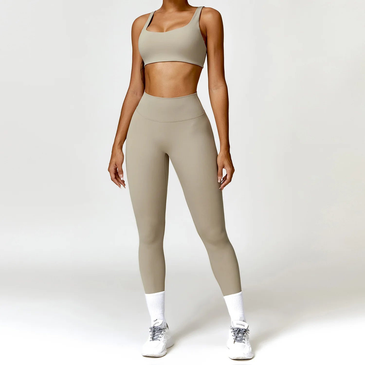 Ensemble 2 pièces de yoga sportif pour femmes