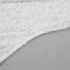 Chemisier en dentelle transparente blanche pour femmes