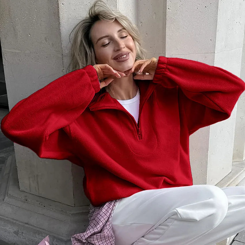Sweat à Capuche en Molleton Femme – Style Streetwear