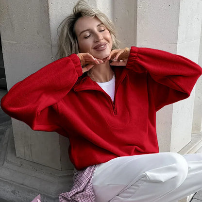 Sweat à Capuche en Molleton Femme – Style Streetwear