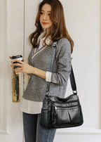 Sac à main en cuir véritable pour femmes