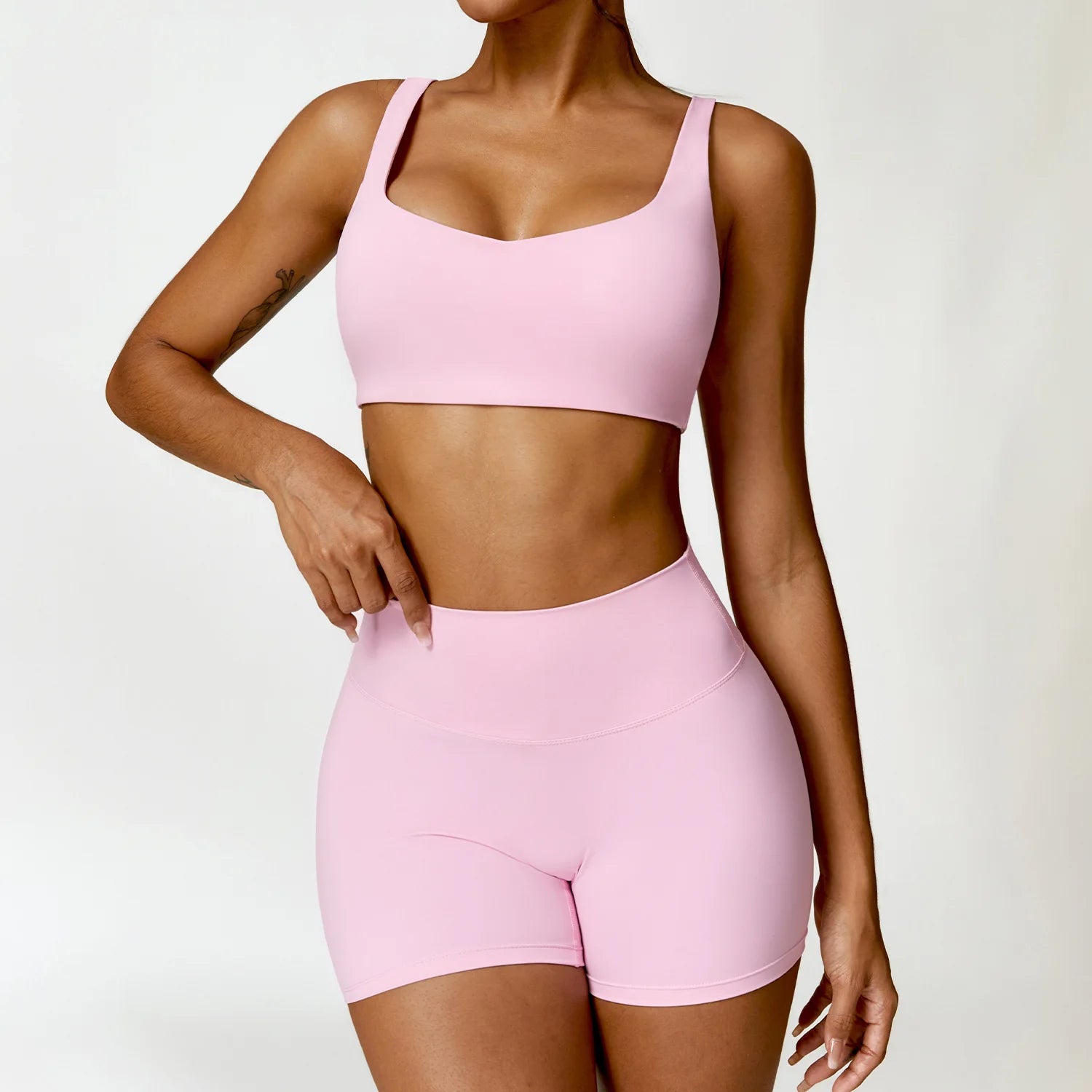 Ensemble 2 pièces de yoga sportif pour femmes