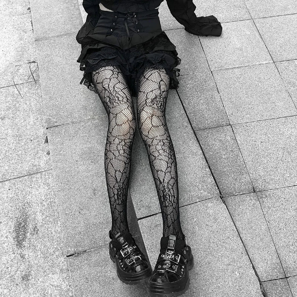 Collants en résille pour femmes