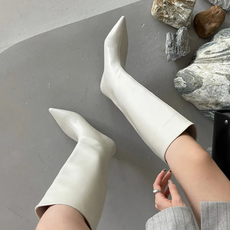 Botte à bout pointu pour femmes