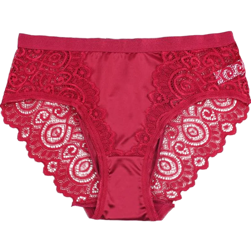 Culottes soie Satin taille basse pour femmes