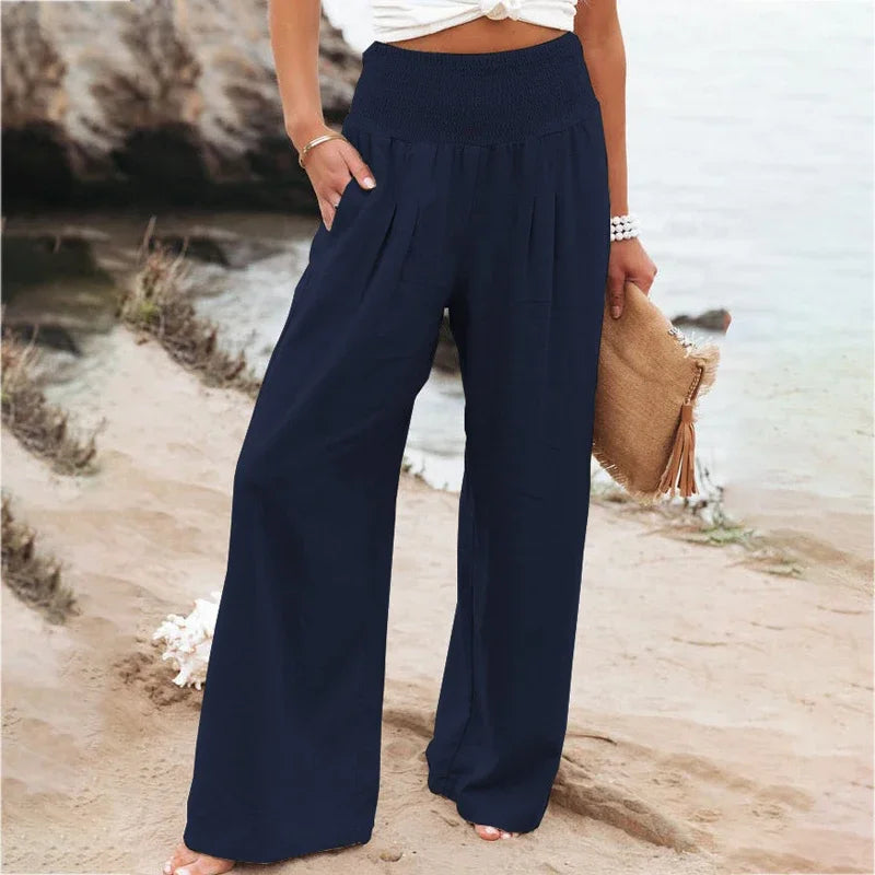 Pantalon Ample Femme – Coupe Fluide