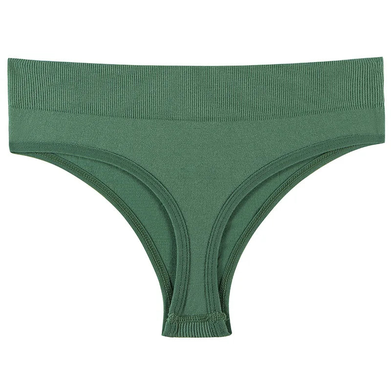 String taille basse sans couture pour femmes